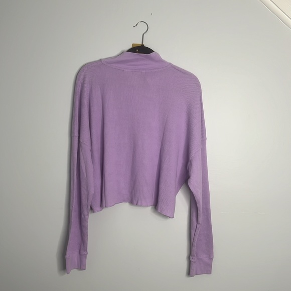 Calvim Klein jeans Women's Waffle-Knit Half-Zip Top - Picture 7 of 7